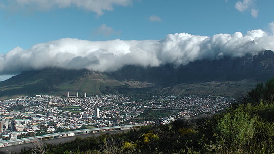 south africa, cape town, table mountain