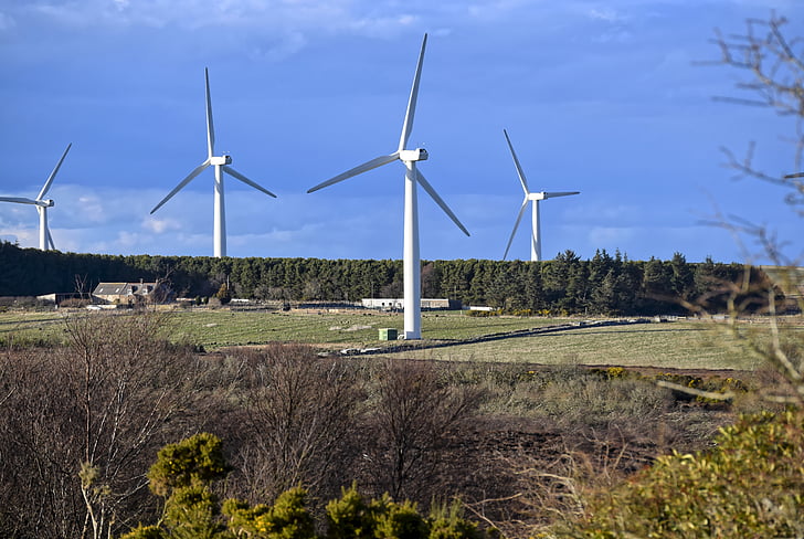 vento, turbinas, energia, poder, eletricidade, meio ambiente, alternativa