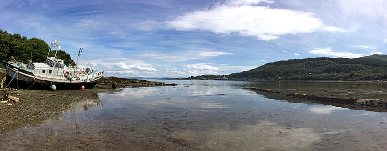 Escòcia, illa de mull, platja, Costa, Mar, oceà, paisatge