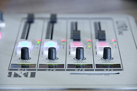 radio, the console, mixer, sound, music, dj, mix