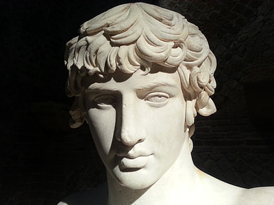 Antic, Statue, nägu, marmor, Rooma, Art, Poiss