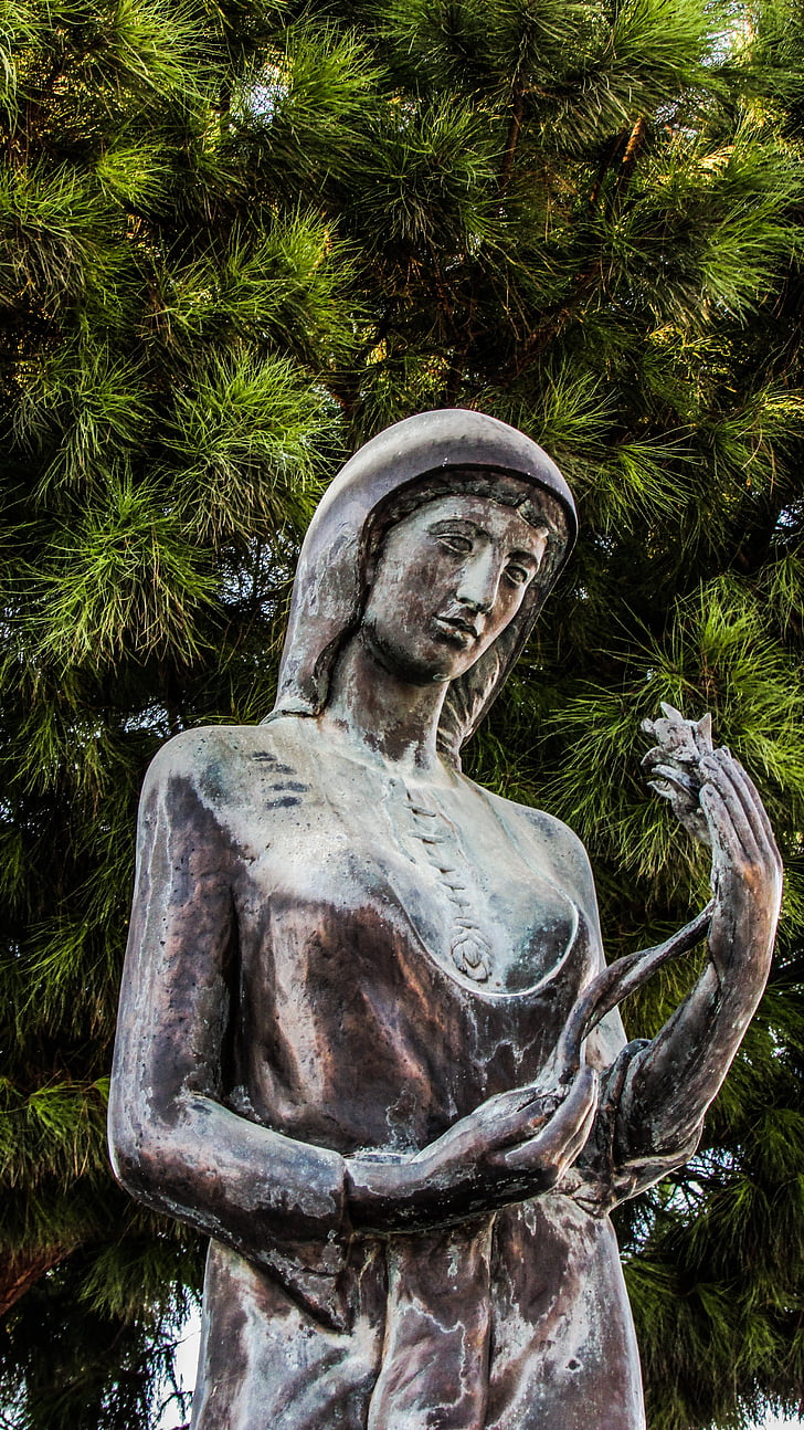 donna, madre, scultura, tradizione, Parco, Paralimni, Cipro