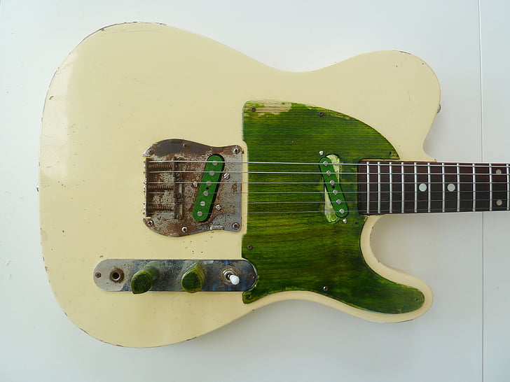 gitár, elektromos, Imre, s-2352 modell, pert-korszak, eszköz, elektromos gitár