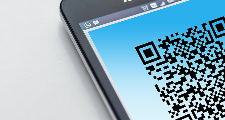 barcode, cellphone, close-up, coded, communication, connection, contemporary