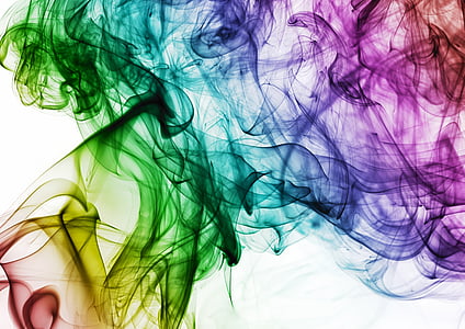 colour, smoke, rainbow, color, design, creative, colorful