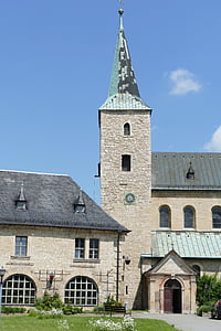 klooster, huysburg, benedictijnenklooster, oude, historisch, mooie, rest