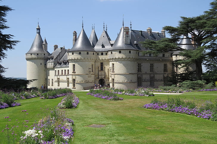 Castelo, Loire, França, arquitetura, exterior do prédio, história, ao ar livre