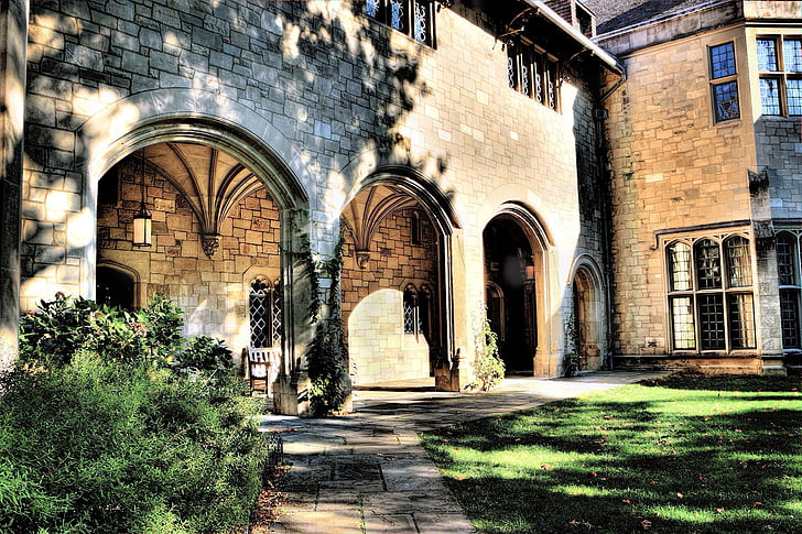 fachada, pedras, arquitetura, Mosteiro, HDR, ao ar livre, Convento