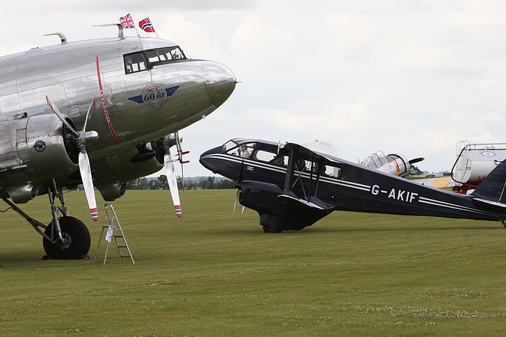 Anglaterra, aeronaus, Històricament, vell, volar, Douglas, la Segona Guerra Mundial