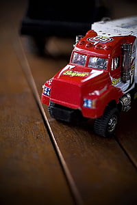 truk, mainan, kendaraan, menyenangkan, transportasi, masa kanak-kanak, Auto