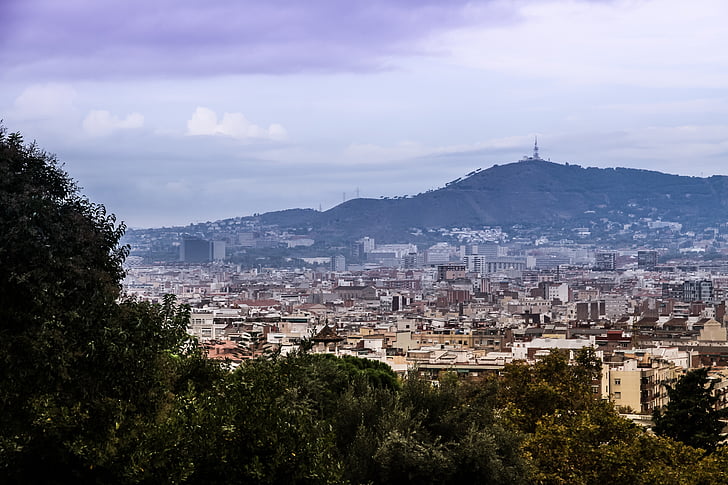 Panorama, Barcelona, Španělsko