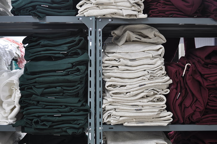 closet, increase, clothing factory, stock, industry, fashion, fabric
