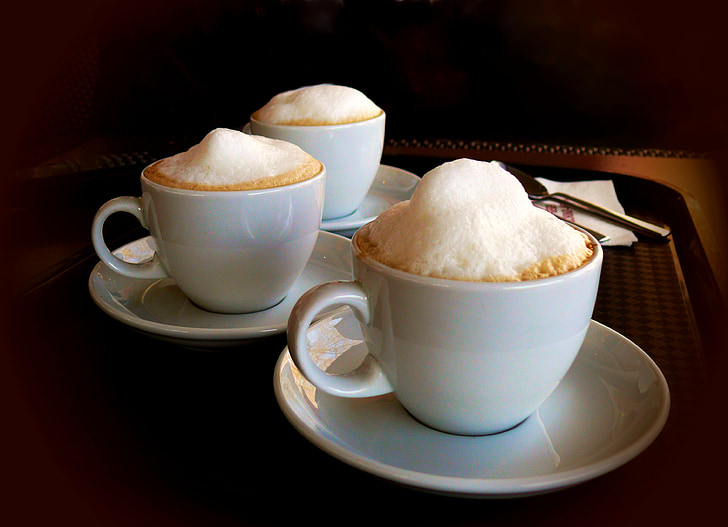 cappuccino, cup, milchschaum, cafe, coffee drink, caffeine, foam