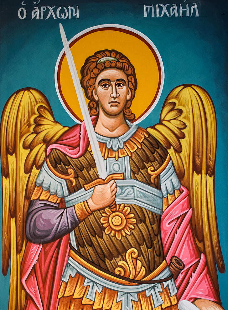 archon, michael, angel, archangel, iconography, church, orthodox