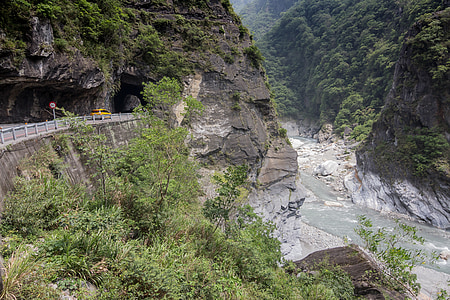 Taiwan, Fullon, bjerge, floden, dalen, Gorge, nationale