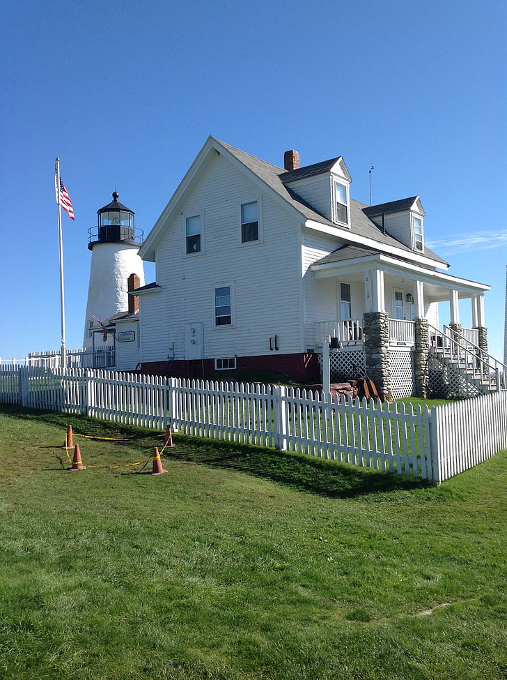Maine, Lighthouse, ny havn