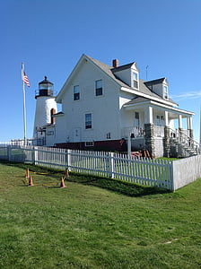 Maine, phare, nouveau port