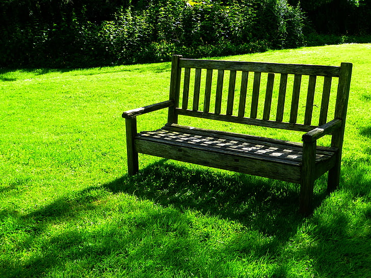 zahradní lavička, banka, Sit, odpočinek, odpočinek, zahrada, bodů