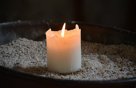 κερί, φλόγα, φως, παλιά εκκλησία, Εκκλησία, κερί, προσευχές