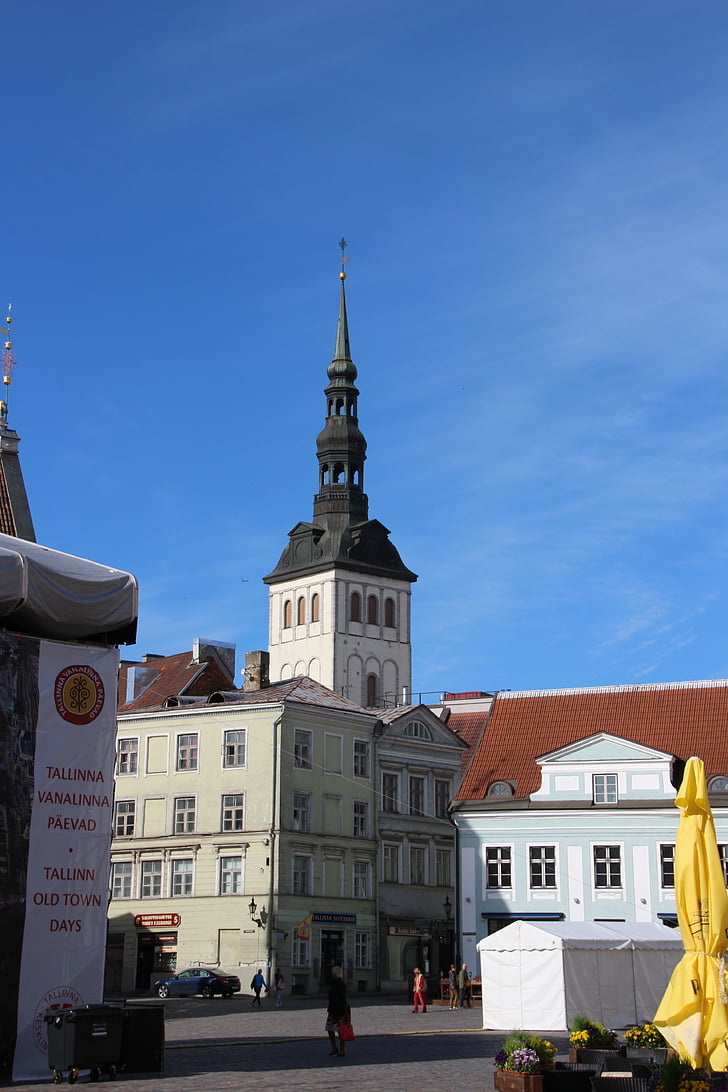 교회, 오래 된 도시, 에스토니아, 탈린