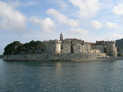 Croácia, monumentos, mar, a cidade velha