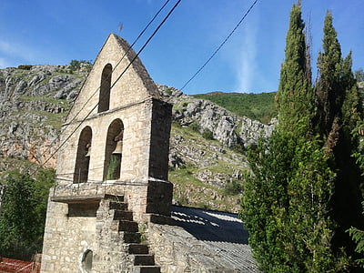 La velilla de valdore, Spānija, Leon, baznīca, spāņu ciematu