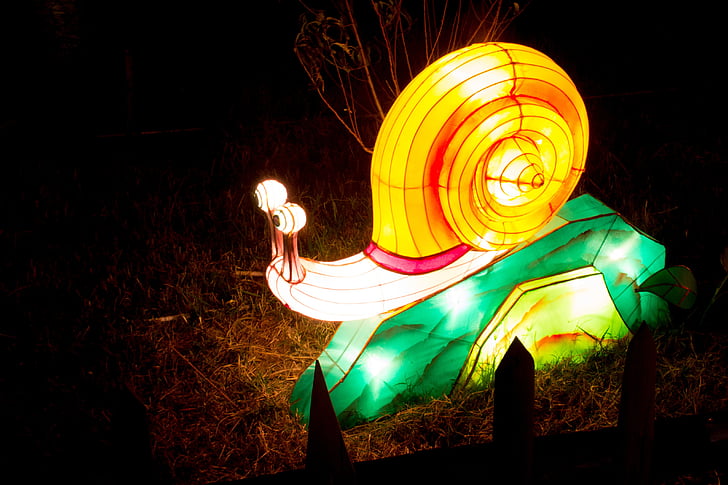 Lantern Festivali, gece görünümü