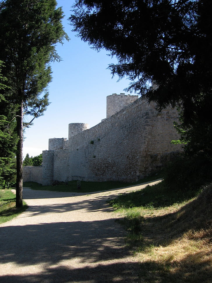 Zamkowa ściana, Zamek, Burgos, Hiszpania