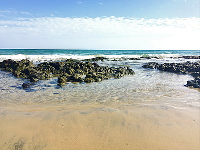 Costa calma, sonce, Fuerteventura, potovanja, pesek, morje, Ocean