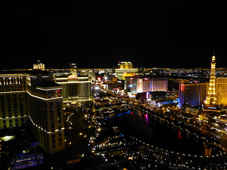 Vegas, Strip, Öine taevas, Las vegas, Hasartmängud, Nevada, Ameerika Ühendriigid