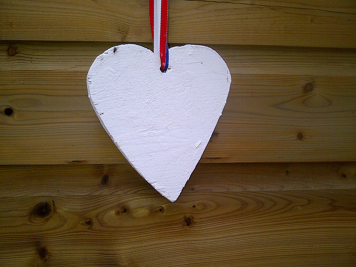 дървени сърце, сърце, Любов, творчески, декорация, Влюбен, романтика