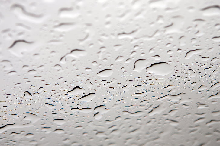 water drops, wet glass, drop, wet, water, liquid, raindrop