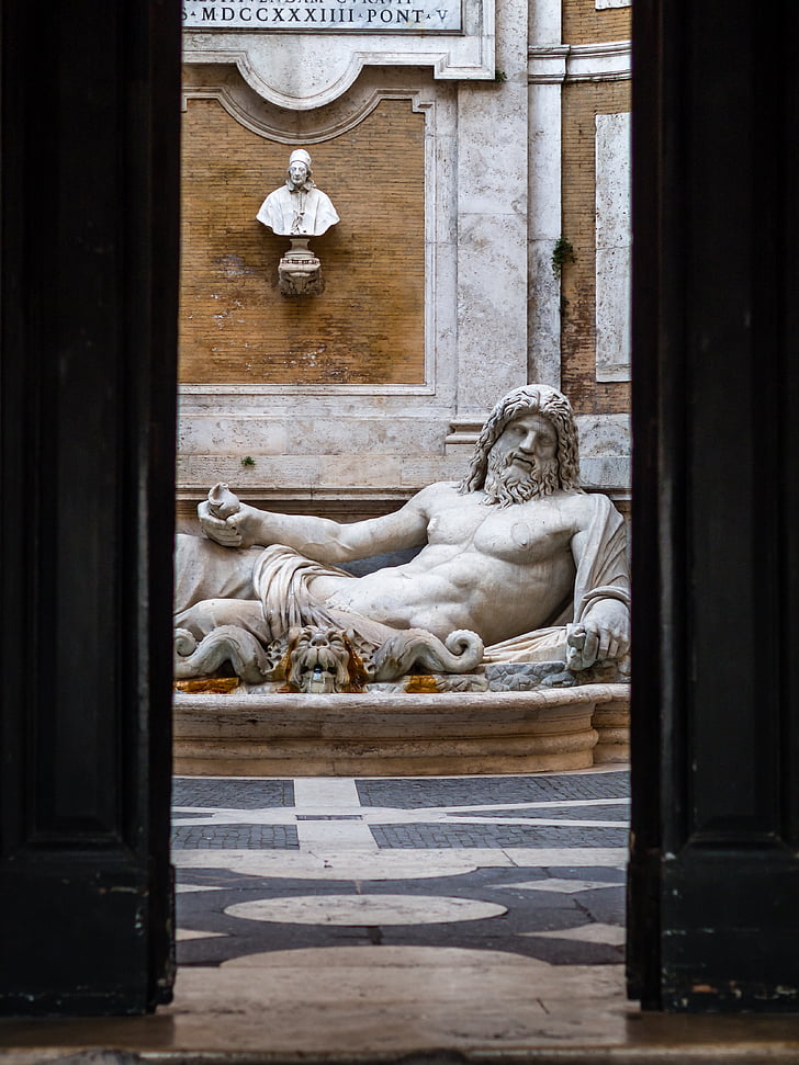 İtalya, Roma, Campidoglio, mimari, eski, Kültür, heykel