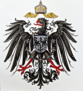 heraldika, herbas, erelis herbas, Vokietijos herbo erelis herbas, Karališkoji