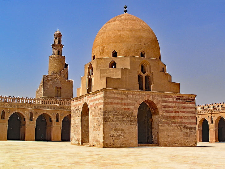 ibn tulun, mosque, cairo, egypt, africa, north africa, places of interest