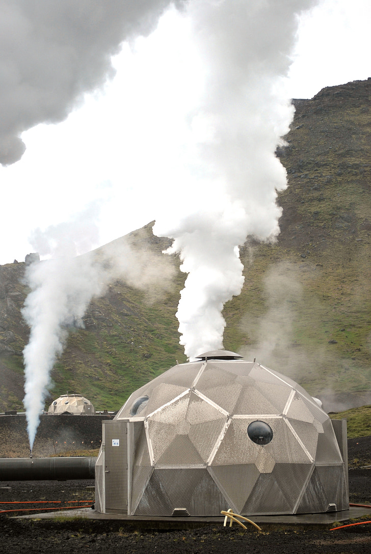 geotermalne, centrum, Islandia