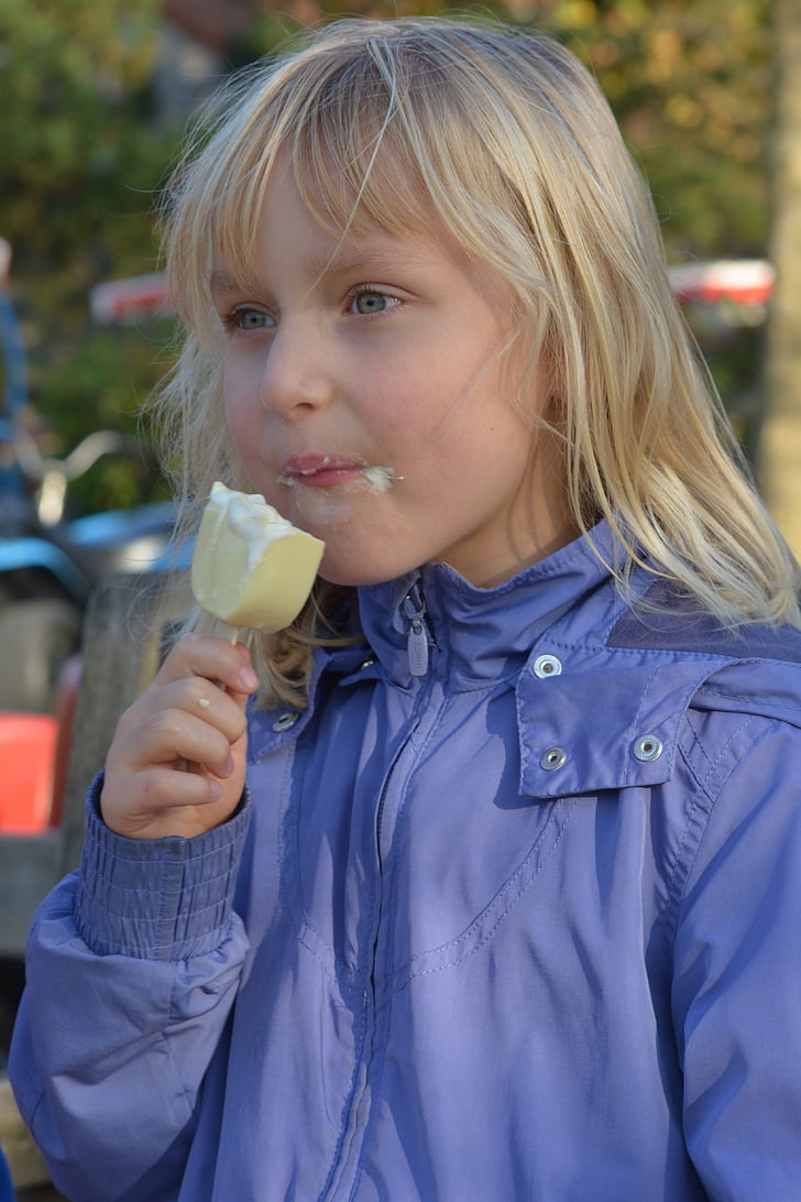 child, people, ice cream, girl