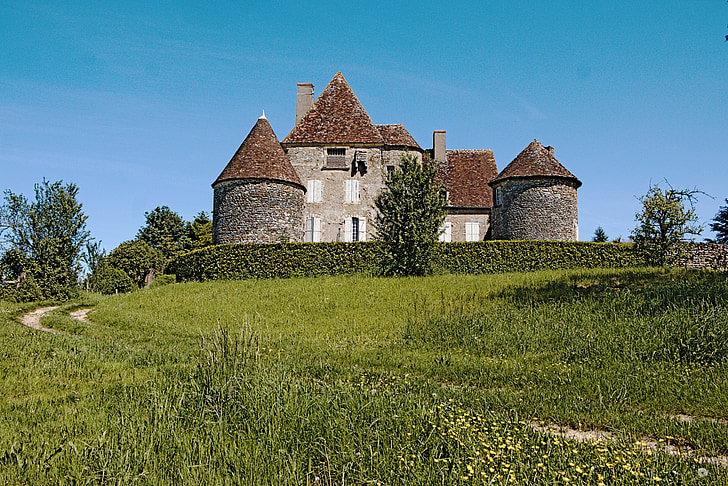 Паметник, архитектура, замък, Nièvre, турове, история, Известният място