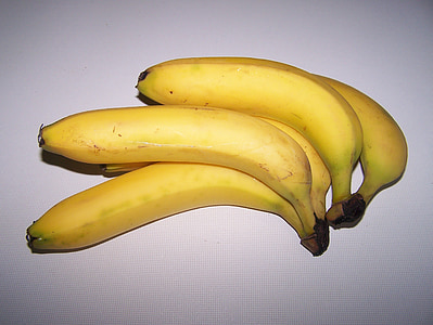 bananas, yellow, ripe, fruit, healthy, food, fruits