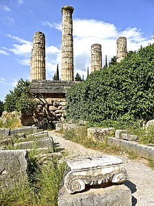 kolumner, templet, romerska, Antik, civilisationen, korintiska, arkitektur