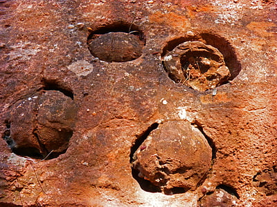 скали, червен пясъчник, мащаб, ерозия, стар