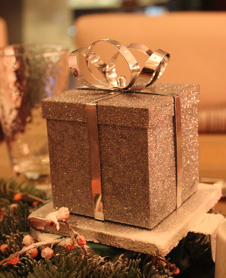 darček, Vianoce, Dovolenka, box, dekorácie