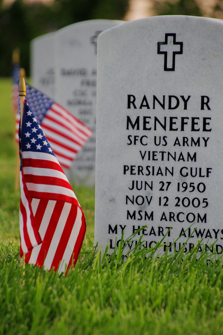 ens bandera, bandera americana, Estats Units, banderes, Cementiri, Memorial