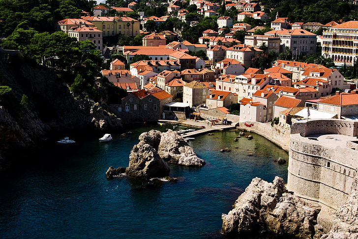 Хърватия, море, вода, лято, Адриатическо море, Европа, синьо