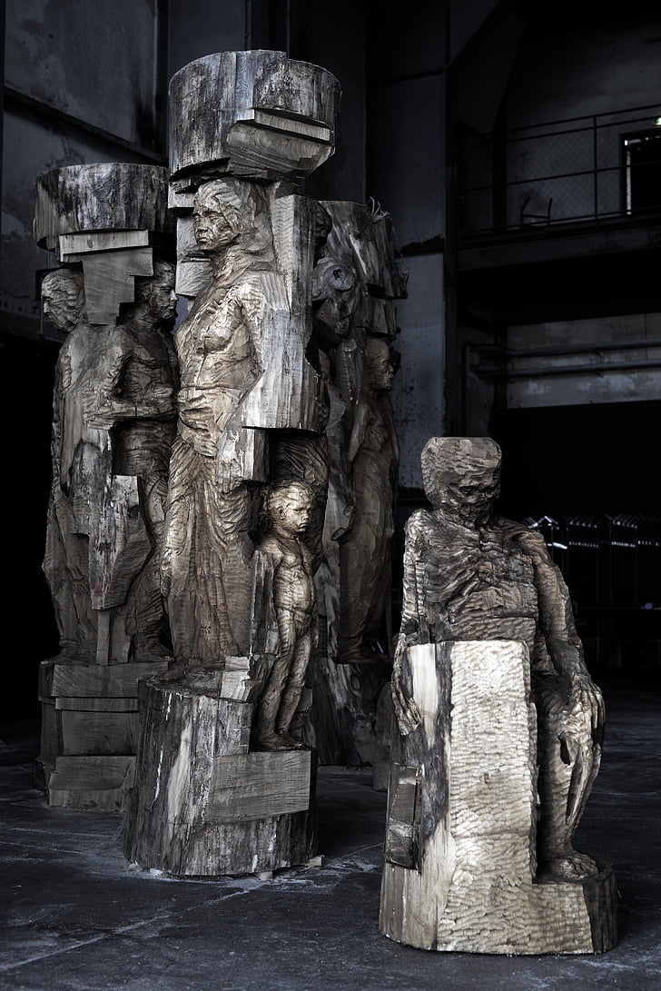 Francesco bera, scultura, Pillers del silenzio