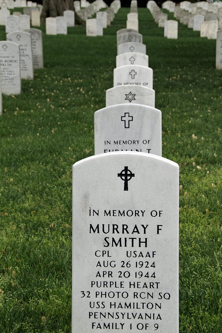 pemakaman, Arlington, Nasional, Washington, Memorial, Nisan, Makam