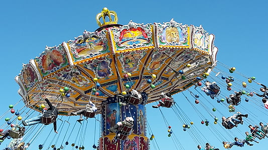 chain carousel, oktoberfest, spring festival, fair, year market, dom, carousel