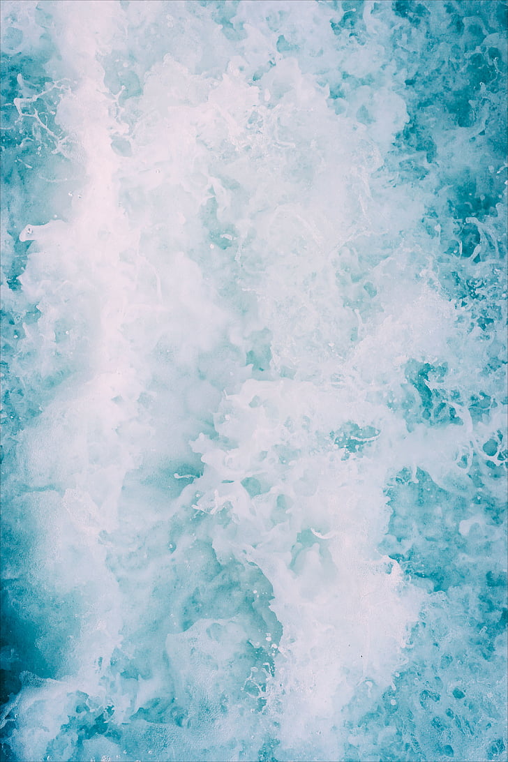 Sea, Ocean, vesi, aallot, sininen, Luonto, taustat