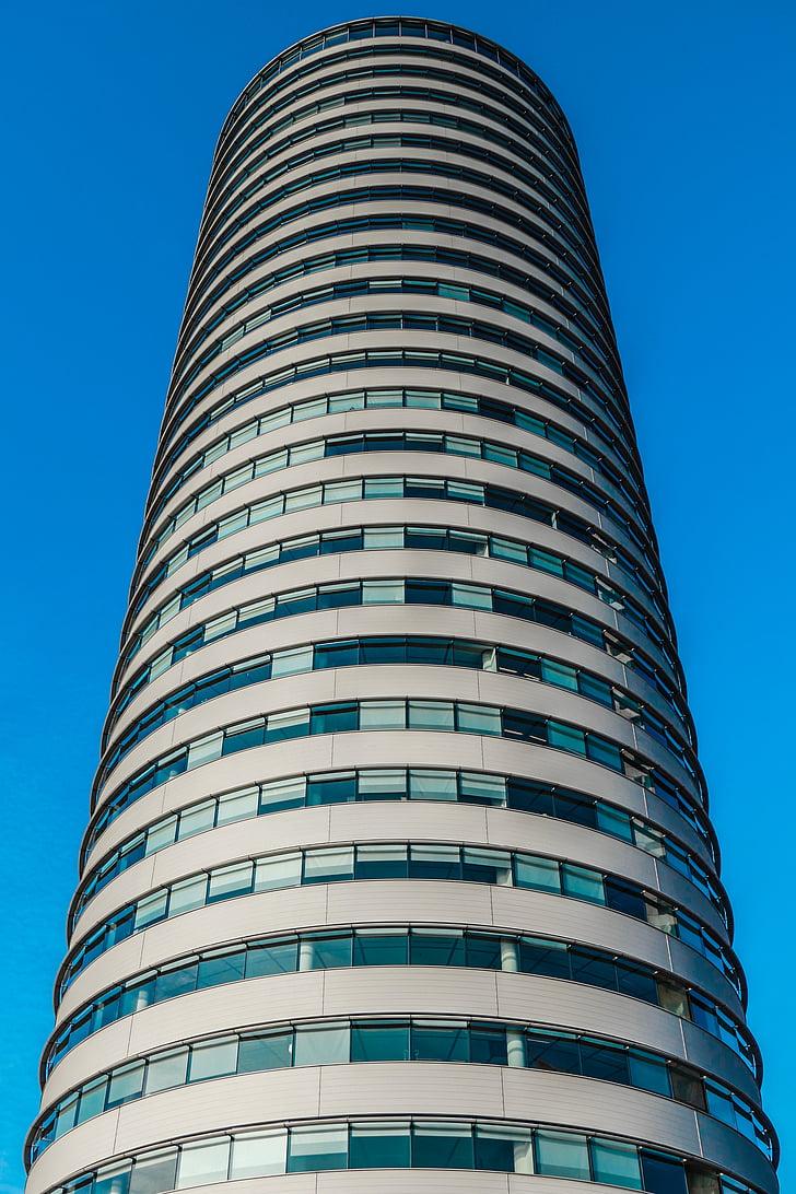 Centro de Porto do mundo, Rotterdam, Porto, arranha-céu, arquitetura, Wilhelminakade, Países Baixos