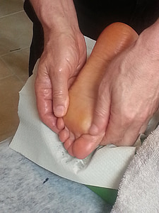 masaż, stopy, stopy, Spa, terapii, leczenie, ludzką ręką